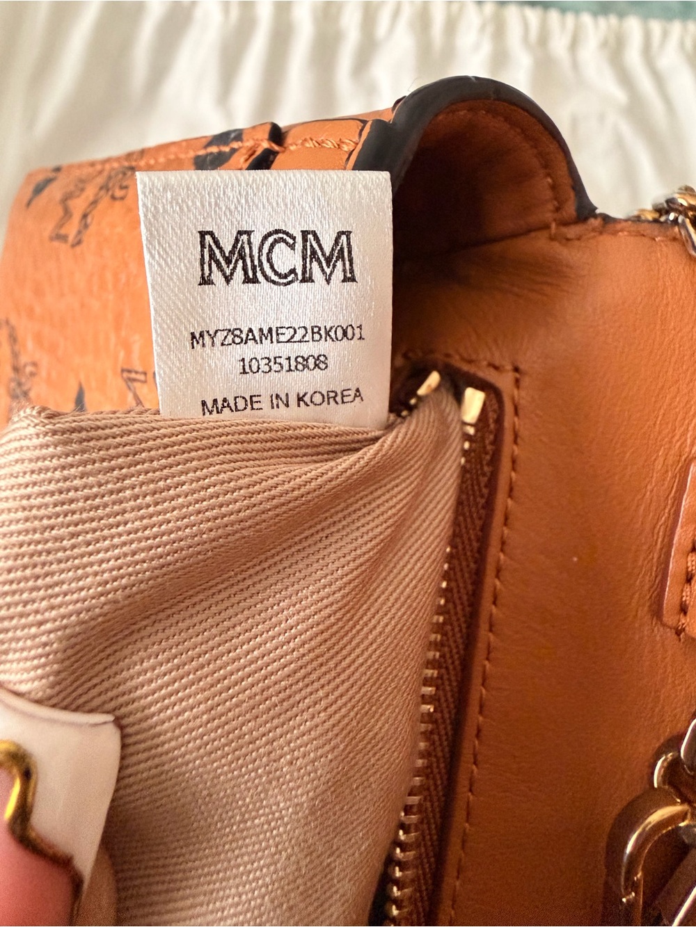MCM colorblock crossbody bag - Picture 10 of 12